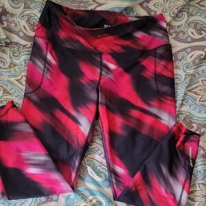 DC Red and Black Patterned Leggings